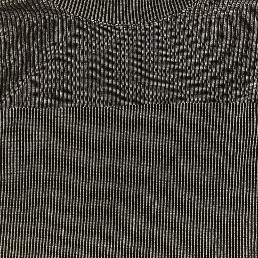 Athleta Striped Multi Pattern Turtle Neck Active … - image 7